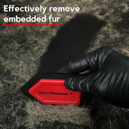 Detail Demands Mini Pet Hair Remover for Furniture, Couch, Car Mat and Carpet Scraper- Effective Lint Remover, Lint Brush, Dog and Cat Hair Remover, Reusable Pet Furremover and Pet Hair Removal Tool