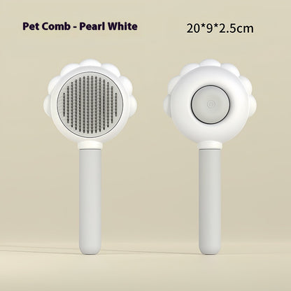2 in 1 Self Cleaning Dog Brush Comb with Spray Pets Grooming Hair Remover Combs Brush Floating Hair Pet Grooming Brush Pet Products