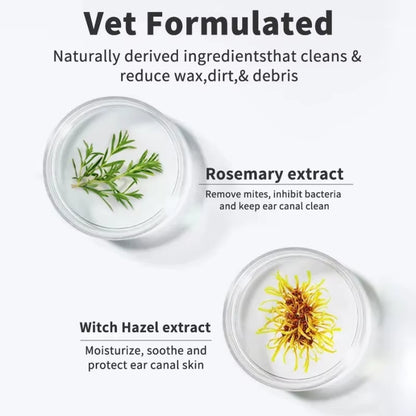 Pet Ear Cleaning Wipes Disposable Ear Care Finger Cover Convenient and Dirty Hand Ear Mite Ear Mite and Dogs Cleaning Wipes