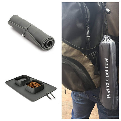 Dogs Puppy Bowls Silicone Bowls